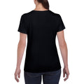 Schwarz - Close up - Gildan Damen T-Shirt, enganliegend