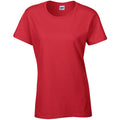 Rot - Front - Gildan Damen T-Shirt, enganliegend