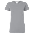 Sportgrau - Front - Gildan Damen T-Shirt, enganliegend