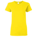 Gänseblümchen - Front - Gildan Damen T-Shirt, enganliegend
