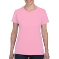 Helles Pink - Back - Gildan Damen T-Shirt, enganliegend