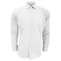 Weiß - Front - Kustom Kit Herren Hemd - Business-Hemd, langärmlig