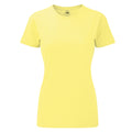 Gelb meliert - Front - Russell Damen T-Shirt, lange Länge