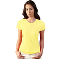 Gelb meliert - Back - Russell Damen T-Shirt, lange Länge