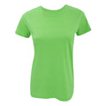 Grün meliert - Side - Russell Damen T-Shirt, lange Länge