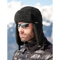 Schwarz - Back - Result Herren Winter Sherpa Mütze, Thinsulate