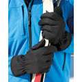 Schwarz - Back - Result Unisex Winter Thermo Handschuhe Essentials Softshell