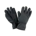 Schwarz - Front - Result Unisex Winter Thermo Handschuhe Essentials Softshell