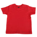 Rot - Front - Babybugz Baby T-Shirt, Kurzarm
