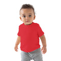 Rot - Back - Babybugz Baby T-Shirt, Kurzarm
