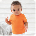 Orange - Back - Babybugz Baby T-Shirt, Kurzarm