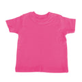 Fuchsie - Front - Babybugz Baby T-Shirt, Kurzarm