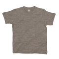 Hellgrau meliert - Front - Babybugz Baby T-Shirt, Kurzarm
