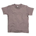 Mokka - Front - Babybugz Baby T-Shirt, Kurzarm