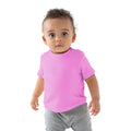 Pink - Back - Babybugz Baby T-Shirt, Kurzarm