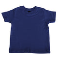 Navy - Front - Babybugz Baby T-Shirt, Kurzarm