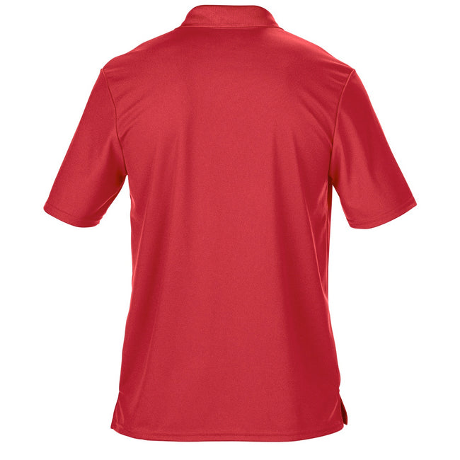 Rot - Side - Gildan Herren Performance Sport Double Pique Polo-Shirt
