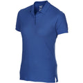 Königsblau - Side - Gildan DryBlend Damen Sport Polo-Shirt, Kurzarm