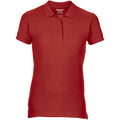 Rot - Front - Gildan Damen Premium Polo-Shirt, Kurzarm