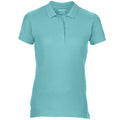 Kreidige Mint - Front - Gildan Damen Premium Polo-Shirt, Kurzarm
