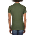 Militärgrün - Side - Gildan Damen Premium Polo-Shirt, Kurzarm
