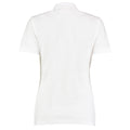 Weiß - Back - Kustom Kit Damen Slim Fit Polo-Shirt, Kurzarm