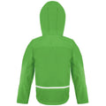 Grün-Schwarz - Back - Result Core Kinder Junior Softshell-Jacke mit Kapuze