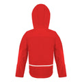 Rot-Schwarz - Back - Result Core Kinder Junior Softshell-Jacke mit Kapuze