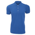Azurblau - Side - Russell Herren Stretch Polo-Shirt, Kurzarm