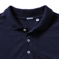 Marineblau - Lifestyle - Russell Herren Stretch Polo-Shirt, Kurzarm