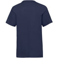 Marineblau - Back - Fruit of the Loom Kinder T-Shirt, kurzärmlig