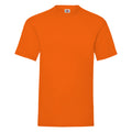 Orange - Front - Fruit Of The Loom Herren Kurzarm T-Shirt
