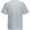 Grau meliert - Back - Fruit Of The Loom Herren Kurzarm T-Shirt
