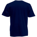 Dunkel Marineblaue - Back - Fruit Of The Loom Herren Kurzarm T-Shirt