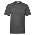 Hell Graphit Grau - Front - Fruit Of The Loom Herren Kurzarm T-Shirt