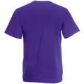 Violett - Back - Fruit Of The Loom Herren Kurzarm T-Shirt