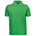 Frühlingsgrün - Front - Tee Jays Herren Pique Polo-Shirt, Kurzarm