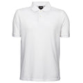 Weiß - Front - Tee Jays Herren Pique Polo-Shirt, Kurzarm