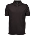 Schwarz - Front - Tee Jays Herren Pique Polo-Shirt, Kurzarm