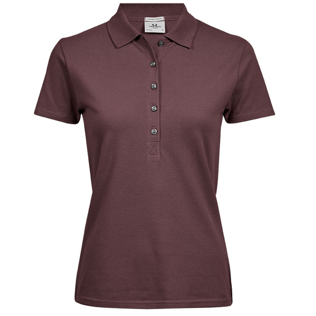 Traube - Front - Tee Jays Damen Luxury Stretch Polo-Shirt, Kurzarm