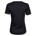 Schwarz - Back - Tee Jays Damen Interlock T-Shirt, Rundhalsausschnitt, Kurzarm