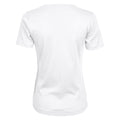 Weiß - Back - Tee Jays Damen Interlock T-Shirt, Rundhalsausschnitt, Kurzarm