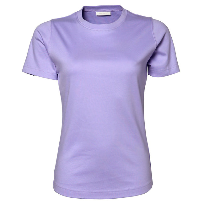 Dunkelgrau - Back - Tee Jays Damen Interlock T-Shirt, Rundhalsausschnitt, Kurzarm