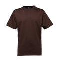 Schokolade - Front - Tee Jays Herren Sof-Tee T-Shirt, Kurzarm, Rundhalsausschnitt
