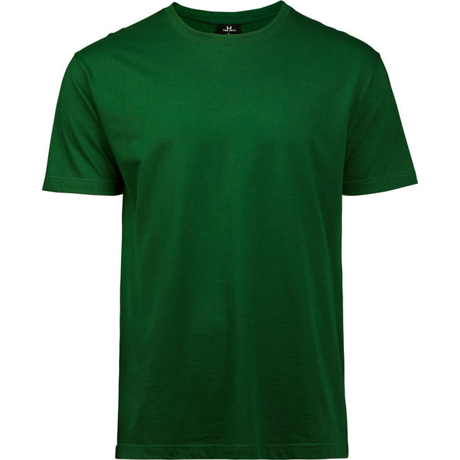 Tannengrün - Front - Tee Jays Herren Sof-Tee T-Shirt, Kurzarm, Rundhalsausschnitt