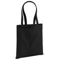 Schwarz - Front - Westford Mill EarthAware Bag For Life Shopper - Einkaufstasche, 10 Liter