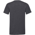 Dunkelgrau meliert - Side - Fruit Of The Loom Valueweight T-shirt für Männer mit V-Ausschnitt, kurzärmlig