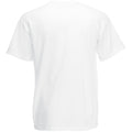 Weiß - Side - Fruit Of The Loom Valueweight T-shirt für Männer mit V-Ausschnitt, kurzärmlig