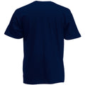 Dunkles Marineblau - Back - Fruit Of The Loom Herren Screen Stars Original T-Shirt