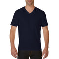 Marineblau - Back - Gildan Herren Premium T-Shirt mit V-Ausschnitt, kurzärmlig